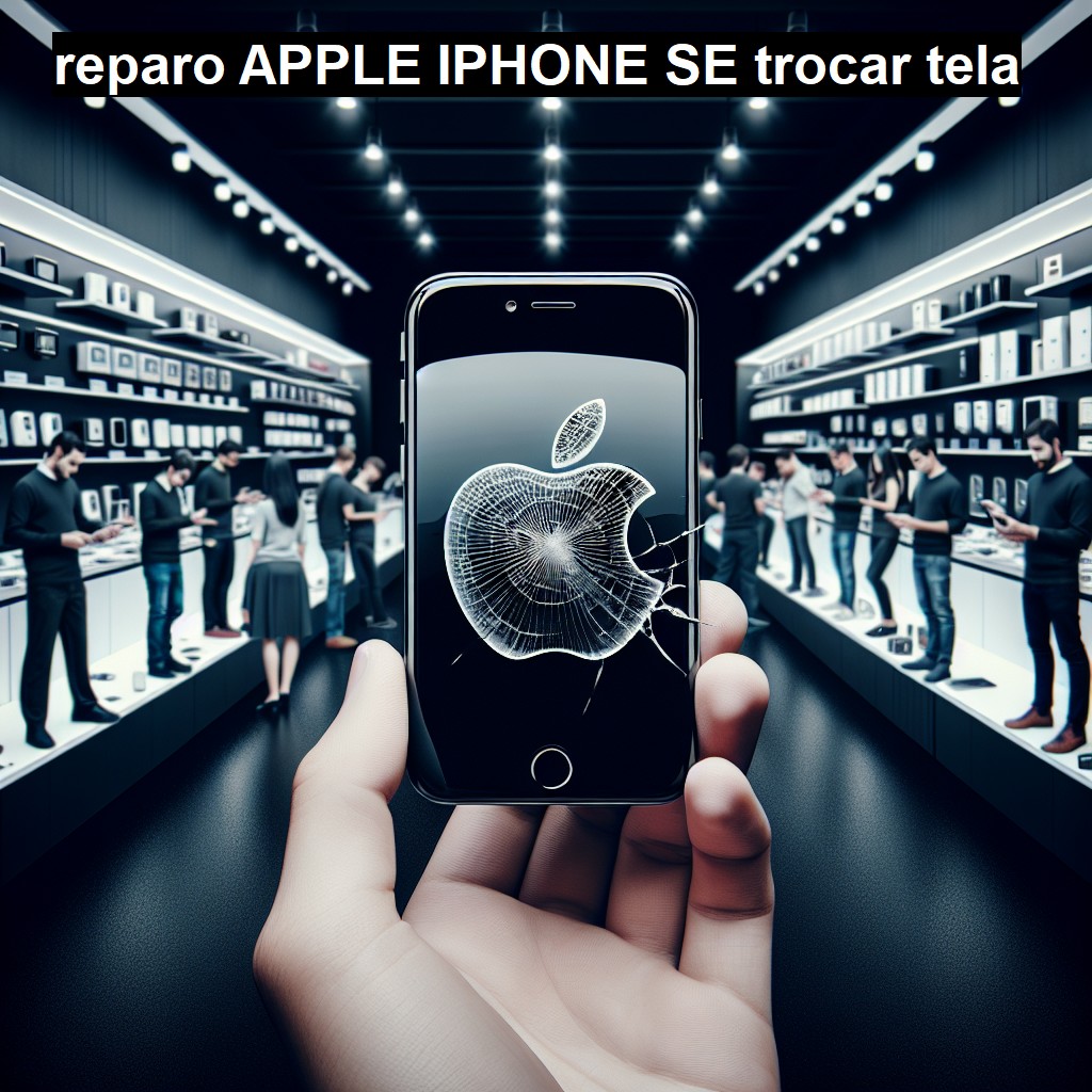 TROCAR TELA APPLE IPHONE SE | Veja o preço