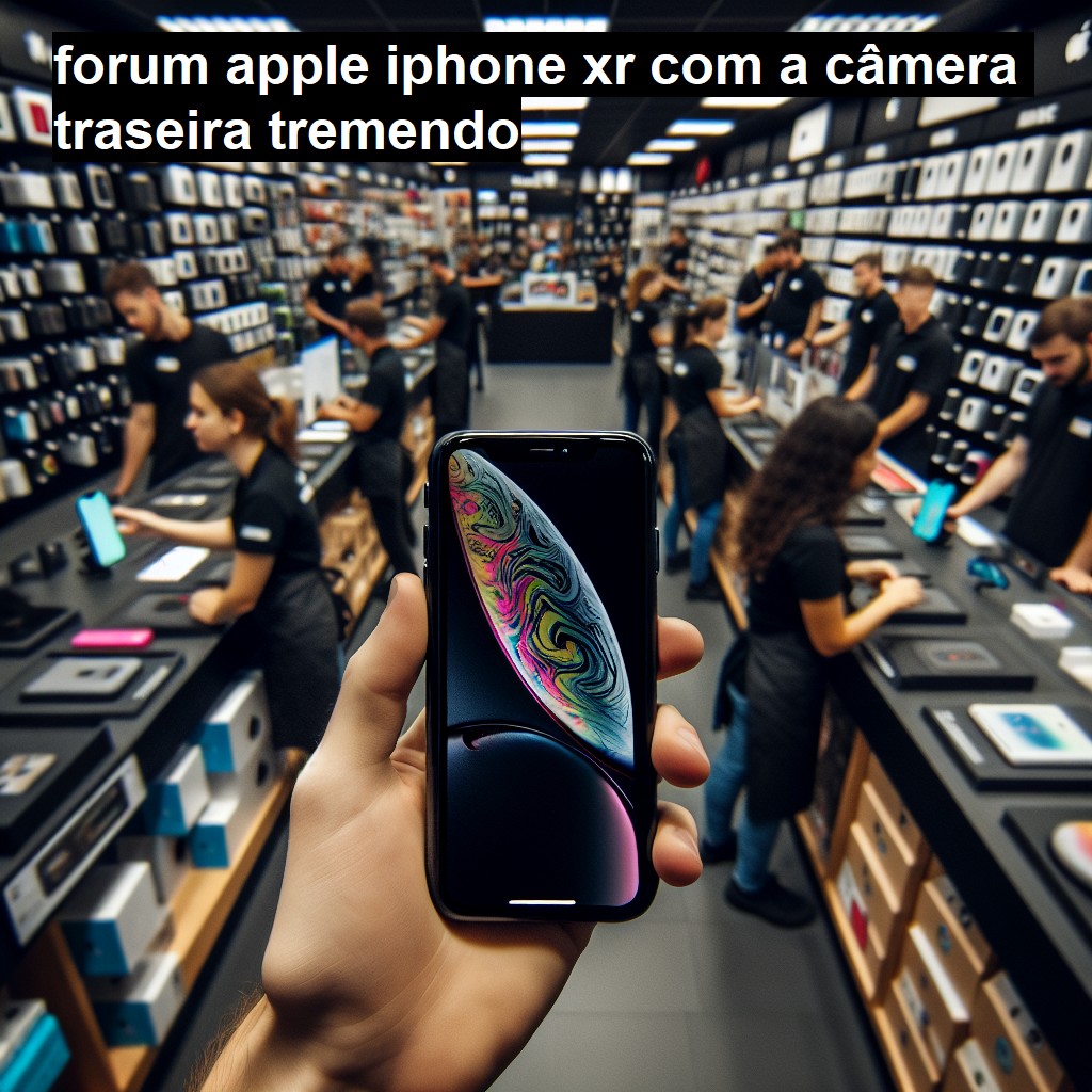 APPLE IPHONE XR - COM A CÂMERA TRASEIRA TREMENDO | ConsertaSmart 