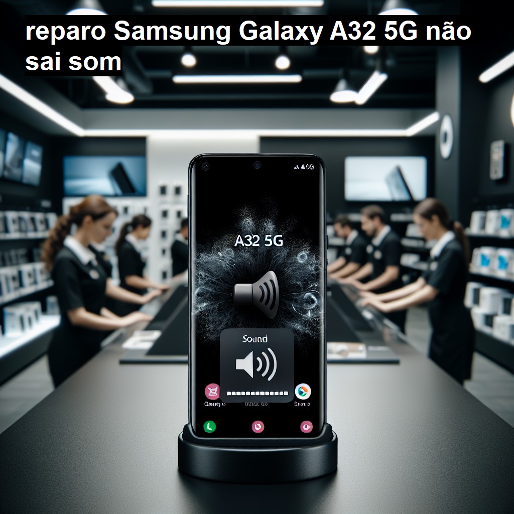 SAMSUNG GALAXY A32 5G NÃO SAI SOM | ConsertaSmart