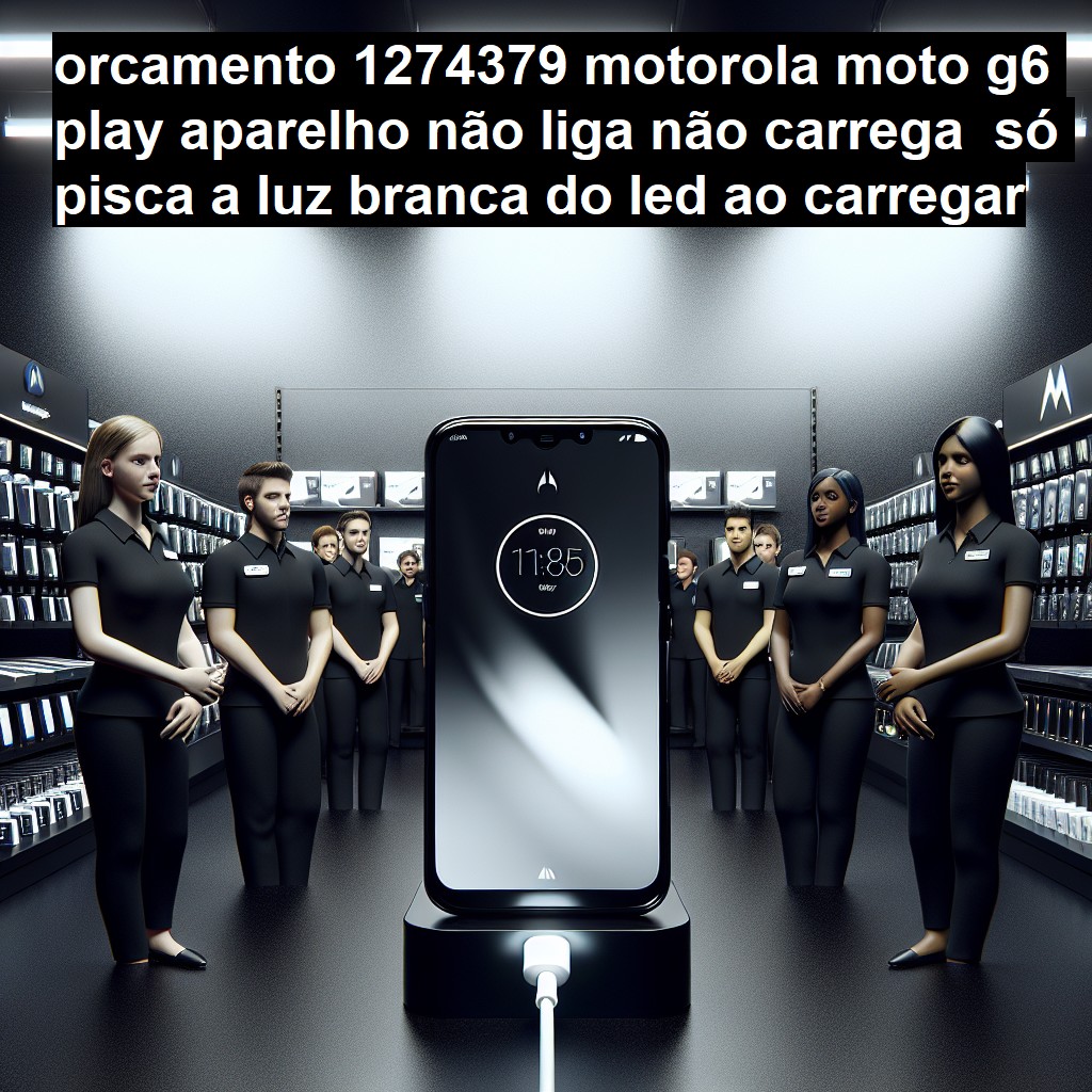 MOTOROLA MOTO G6 PLAY APARELHO NÃO LIGA, NÃO CARREGA , SÓ PISCA A LUZ BRANCA DO LED AO CARREGAR | ConsertaSmart Jundiaí 1