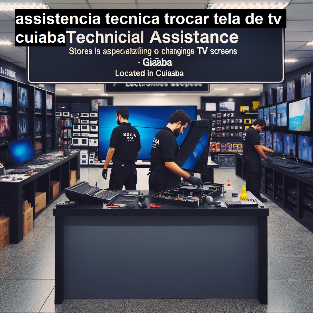 Assistência Técnica trocar-tela-de-tv  em Cuiabá |  R$ 99,00 (a partir)