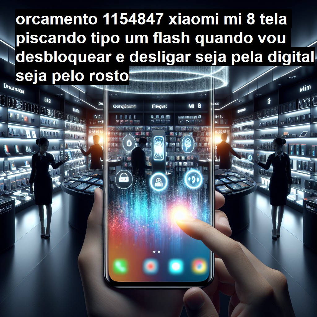 XIAOMI MI 8 TELA PISCANDO, TIPO UM FLASH, QUANDO VOU DESBLOQUEAR E DESLIGAR, SEJA PELA DIGITAL, SEJA PELO ROSTO | ConsertaSmart RIO DE JANEIRO COPACABANA (desativada)