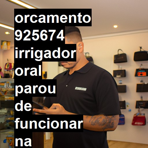 IRRIGADOR ORAL PAROU DE FUNCIONAR | ConsertaSmart RIO CLARO