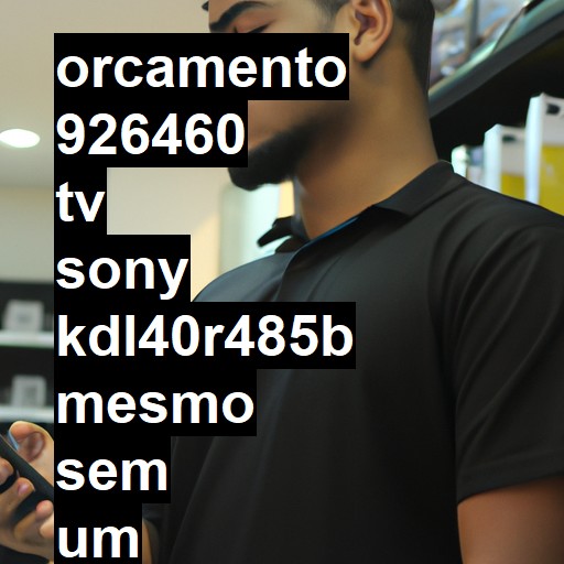 TV SONY KDL 40R485B MESMO SEM UM DISPOSITIVO USB, FICA APARECENDO A MENSAGEM 