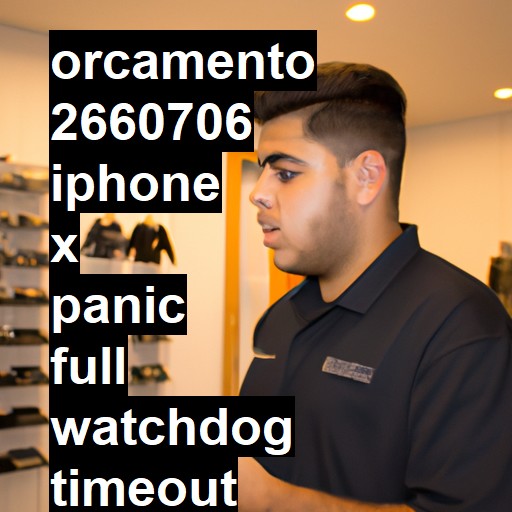 IPHONE X PANIC FULL WATCHDOG TIMEOUT | ConsertaSmart BETIM (DESATIVADA)