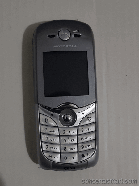 Touch screen broken Motorola C650
