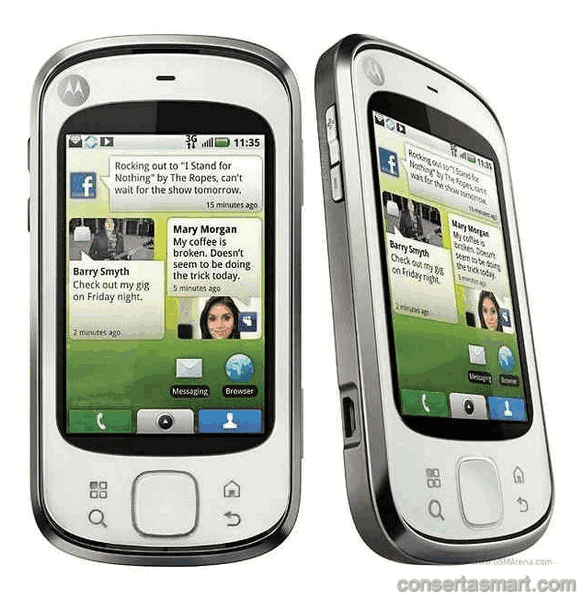 Touch screen broken Motorola Quench