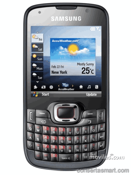 Touch screen broken Samsung Omnia Pro B7330