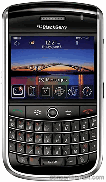 TouchScreen no funciona o está roto BlackBerry Tour 9630