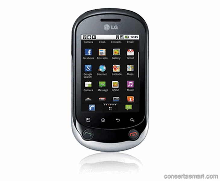 TouchScreen no funciona o está roto LG Optimus Chat C550