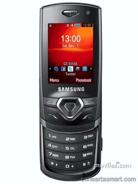TouchScreen no funciona o está roto Samsung S5550 Shark 2