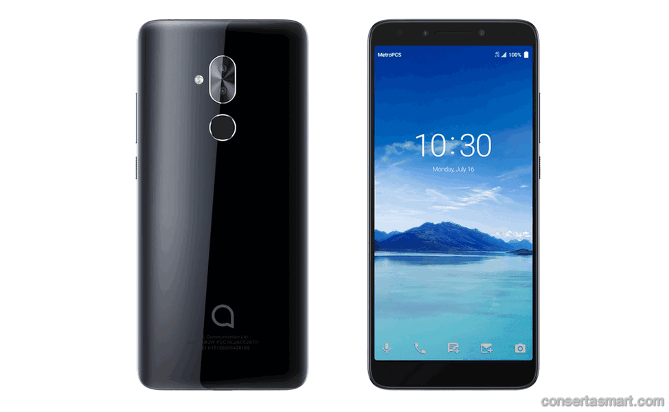 TouchScreen não funciona ou está quebrado Alcatel 7