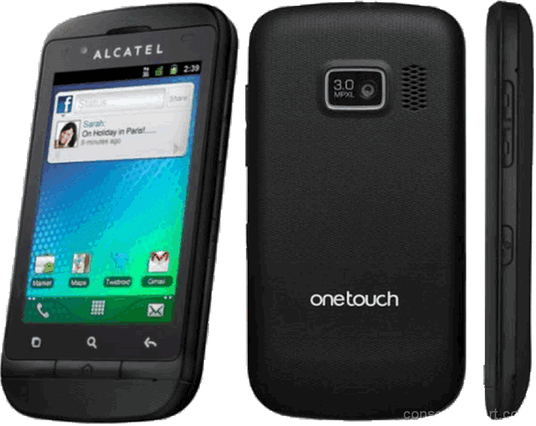 TouchScreen não funciona ou está quebrado Alcatel One Touch 918D