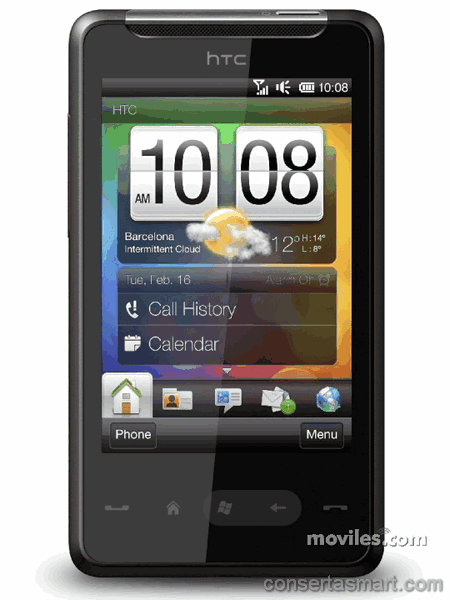 TouchScreen não funciona ou está quebrado HTC HD Mini