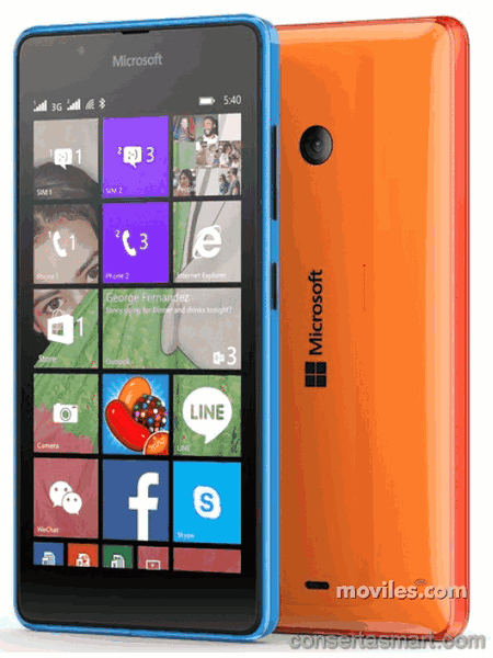 TouchScreen não funciona ou está quebrado Microsoft Lumia 540 Dual SIM