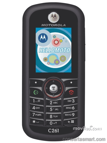 TouchScreen não funciona ou está quebrado Motorola C261