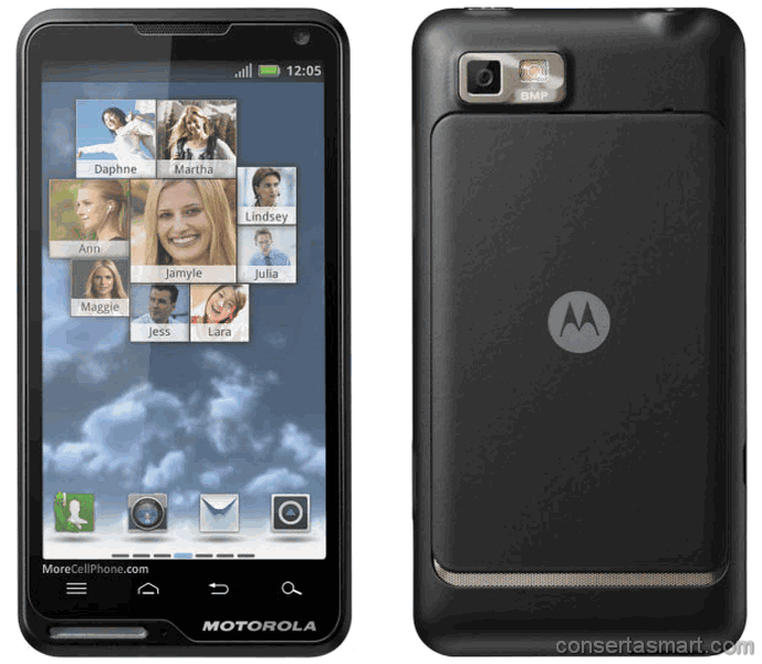 TouchScreen não funciona ou está quebrado Motorola MOTOLUXE XT615