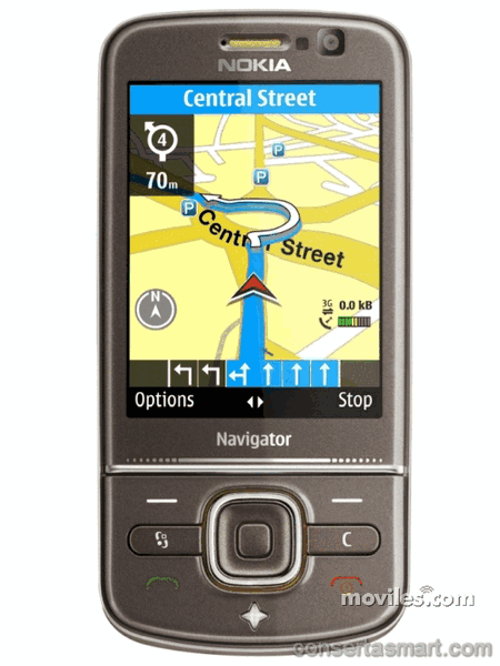 TouchScreen não funciona ou está quebrado Nokia 6710 Navigator