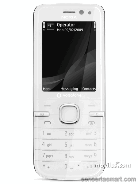 TouchScreen não funciona ou está quebrado Nokia 6730 Classic