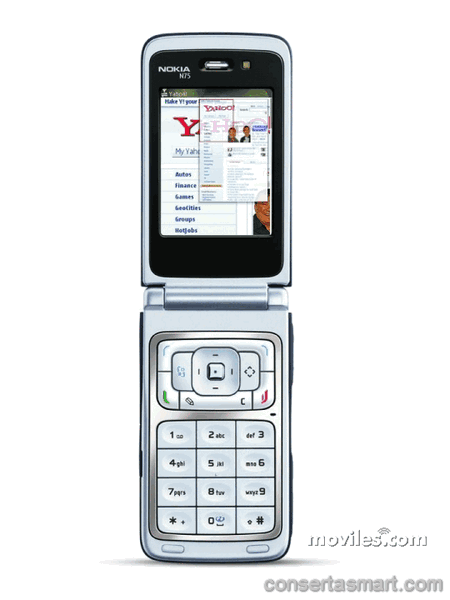 TouchScreen não funciona ou está quebrado Nokia N75