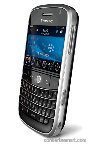 TouchScreen não funciona ou está quebrado RIM BlackBerry 9000 Bold