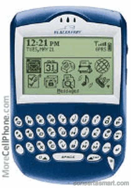 TouchScreen não funciona ou está quebrado RIM Blackberry 6230