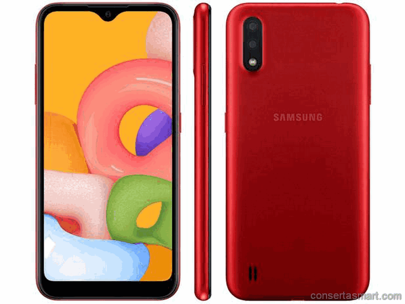 TouchScreen não funciona ou está quebrado Samsung Galaxy A01