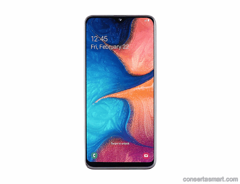 TouchScreen não funciona ou está quebrado Samsung Galaxy A20e