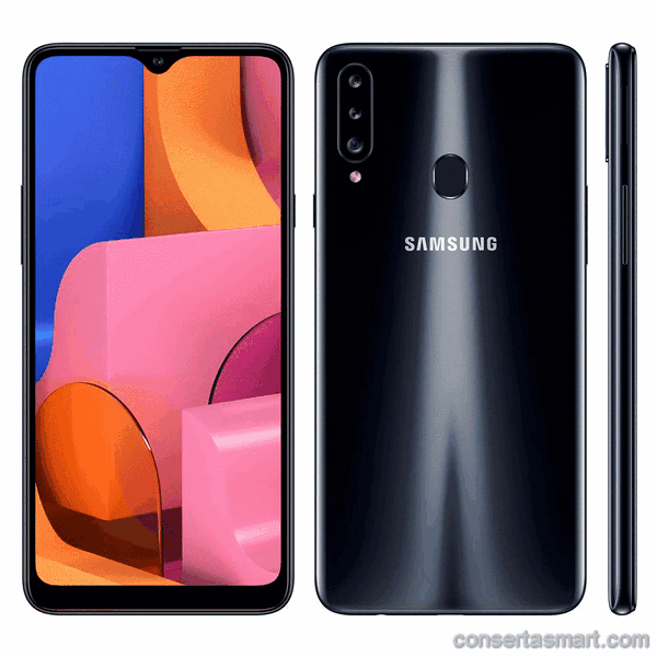 TouchScreen não funciona ou está quebrado Samsung Galaxy A20s