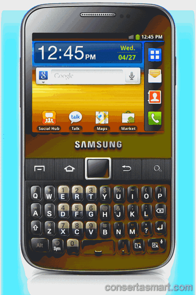 TouchScreen não funciona ou está quebrado Samsung Galaxy Y Pro