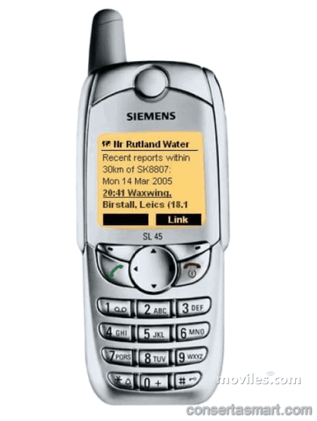 TouchScreen não funciona ou está quebrado Siemens SL45