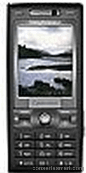 TouchScreen não funciona ou está quebrado Sony Ericsson K800i