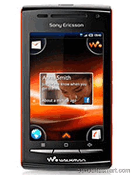 TouchScreen não funciona ou está quebrado Sony Ericsson W8