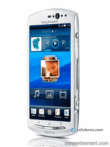 TouchScreen não funciona ou está quebrado Sony Ericsson Xperia Neo V