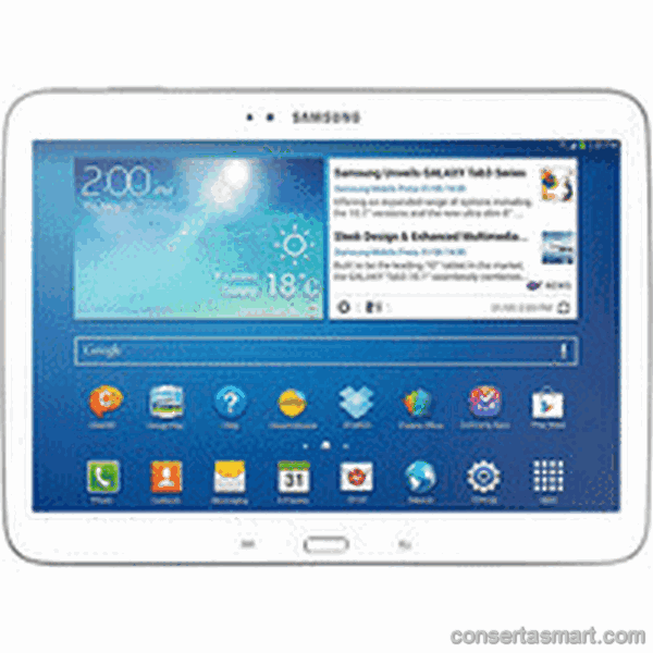Touchscreen defekt SAMSUNG TAB 3 10 P5200