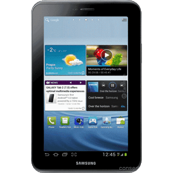 Touchscreen defekt SAMSUNG TAB P3100
