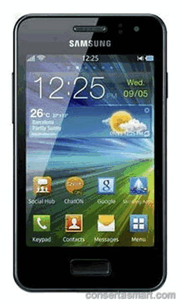 Touchscreen defekt Samsung Wave M S7250