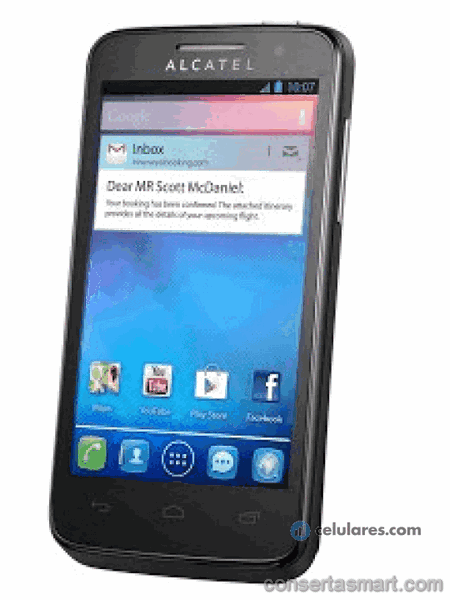 aparelho lento Alcatel OneTouch M Pop