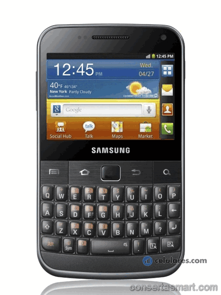 aparelho lento Samsung Galaxy M Pro B7800
