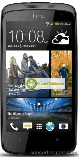 bateria sem carga HTC Desire 500