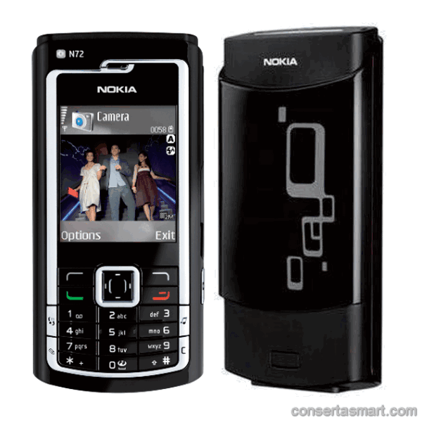bateria sem carga Nokia N72