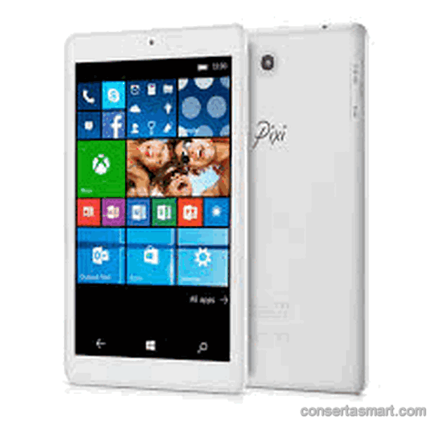 botão ruim emperrado Alcatel Pixi 3 8 LTE