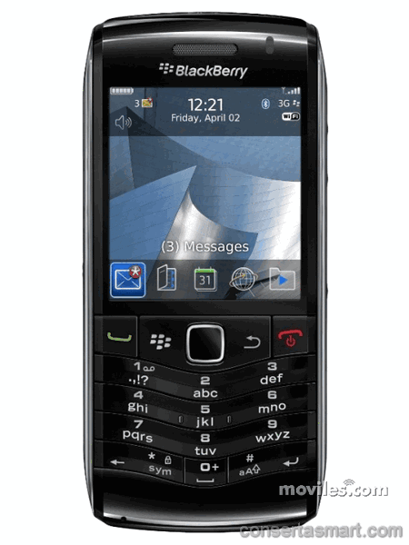botão ruim emperrado BlackBerry Pearl 3G 9105