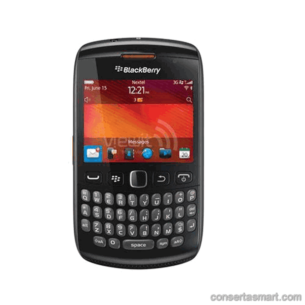 botão ruim emperrado BlackBerry Storm 9350