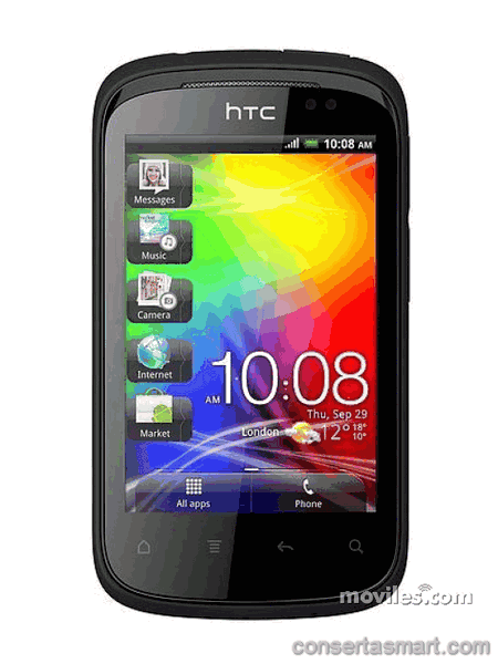 botão ruim emperrado HTC Explorer