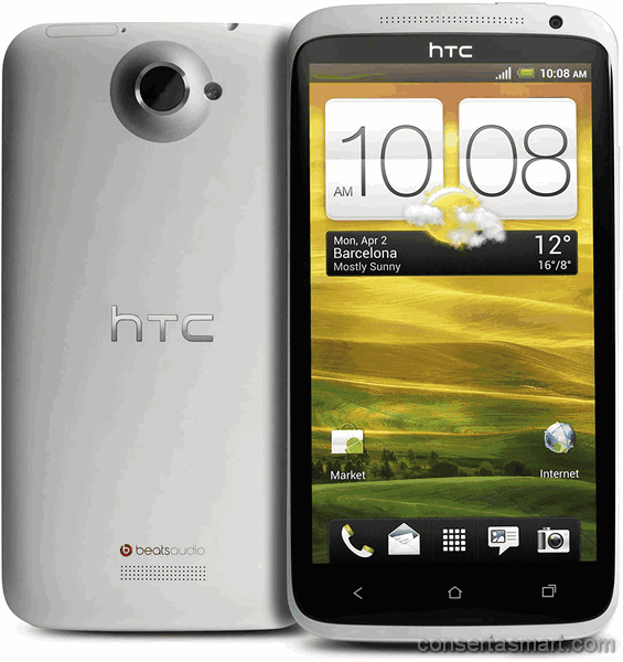 botão ruim emperrado HTC One X