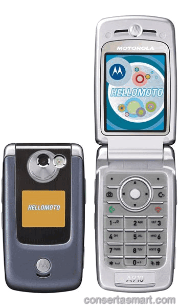 botão ruim emperrado Motorola A910