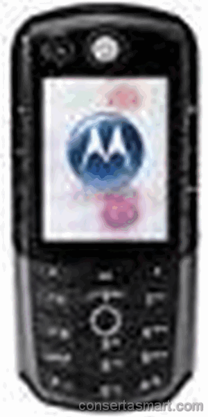 botão ruim emperrado Motorola E1000