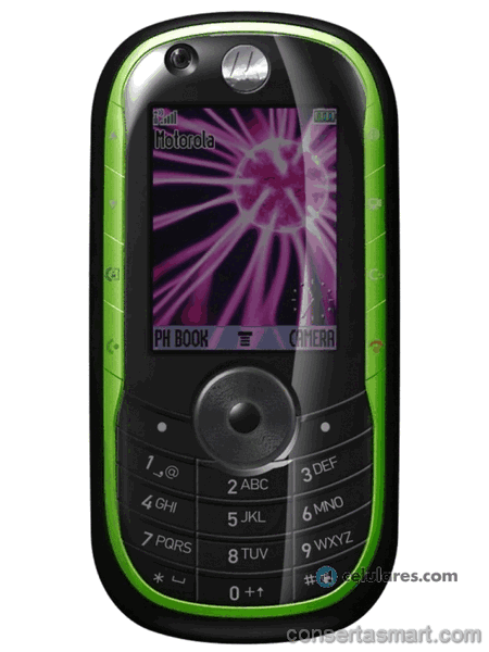 botão ruim emperrado Motorola E1060