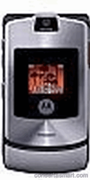botão ruim emperrado Motorola V3i